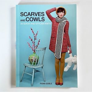 BOOK, Soft Cover, Scarves & Cowls, 36 Quick & Stylish Knits, Fiona Goble, NEW
